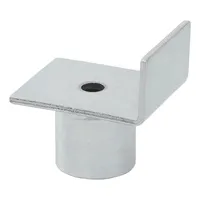 ProPlus adapter für topfstecker mit erhabenen kanten 6 cm silber