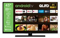 JVC LT-43VAQ6155 43 Zoll QLED Fernseher/Android TV (4K Ultra HD, HDR Dolby Vision, Triple-Tuner, Google Play Store, Google Assistant, Bluetooth)