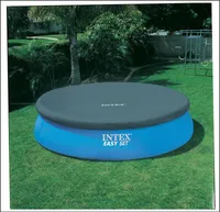 Intex Easy Set Pool Cover - Krycia plachta na bazén - Ø 244 cm - Pre bazény Easy Set