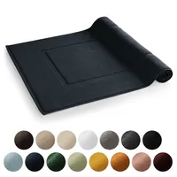 Blumtal Premium Frottier Badematte - Badeteppich ® , waschbarer Badvorleger 50x80cm, saugstark & weich