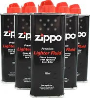Original Zippo Premium Benzin 125 ml – Set mit 5 Stück für Feuerzeuge und Handwärmer