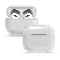 kwmobile Hülle kompatibel mit Apple AirPods 3 - Hardcover Schutzhülle Etui Case Cover Kopfhörer - Transparent
