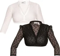Dirndlbluse Dilana Linda schwarz 36