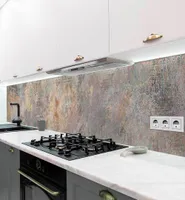 Küchenrückwand selbstklebend Abstrakter abgenutzter Beton Folie - 340 x 60cm
