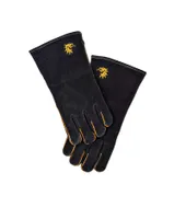 Flash Hitzehandschuhe Grillhandschuhe Ofenhandschuhe Kamin Hitzebständig bis 250° Leder