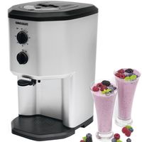Syntrox Milchshakemaschine mit Kompressor- Frozen Yogurt - Milchshake Maschine