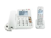 Geemarc AmpliDECT 295 DUO mit 1 schnurlosem Schwerhörigen-Telefon 30 dB mit integriertem Anrufbeantworter und einem Zusatztelefon - Deutsche Version