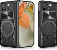 Pro Google Pixel 9 Pro Fold Sliding Camera Hybrid Ring Case Black