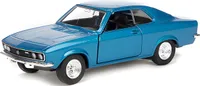 OPEL Manta A 1970 Modellauto 12cm aus Metall mit Rückzug Modell Auto Spielzeugauto WELLY Spielzeug Kinder Geschenk  51 (Blau-Metallic)