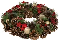 Adventskranz, Kerzenhalter für 4 Kerzen, Ø 34 cm