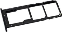 Dual Simkartenhalter und micro-SD Speicherkartenfach für Samsung Galaxy A03s, Original Ersatzteil, Schwarz GH81-21254A