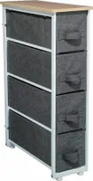 Kommode 5 4 Schubladen aus Metall 73,5 x 48 x 20 cm