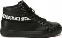 BUTY TRAMPKI damskie BIG STAR EE274355 wysokie 37 czarny r.37