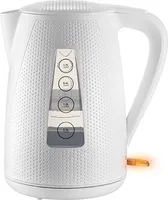 UNOLD 18550 Wasserkocher Golf - Kettle, Weiß, 1,7 Liter, 2.150 W, 360° drehbarer Sockel, Trockengehschutz und Abschaltautomatik