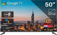 Google Smart TV | 4K Ultra HD Google TV | TeeView 50" QLED TV | 3xHDMI 2x USB | Ci+ | Trojitý tuner DVB-T/T2/S/S2/C | Bezrámčekový dizajn | Smart TV | Montáž v Eindhovene | TV50QQG-EU