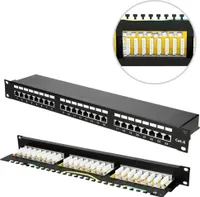Extralink CAT6 STP V2 patch panel patch panely patch panel 24 portů sítě
