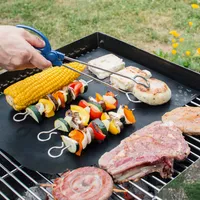 BBQ Grillmatte (6er Set) 40x33 cm Zum Grillen