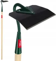 KADAX Hacke, Gartenhacke aus Metall, Unkrauthacke mit langem Stiel aus Holz