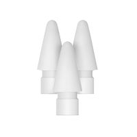 MMOBIEL Ersatzspitzen für Apple Pencil Spitze - 3 Stück - Tips für Apple Pen Federn Spitze Weiß