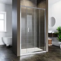 Dusch-Schiebetür Nischendusche Duschtür Sicherheitsglas ESG Dusche 100x185cm