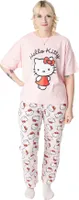 Hello Kitty - Schlafanzug für Damen kurzärmlig NS8664 (S) (Pink)