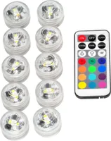 Unterwasser Licht Unterwasserbeleuchtung Multicolor RGB Controller Leuchte Deko Licht für Garten, Aquarium, Vase, Badewanne, Pool oder Spa