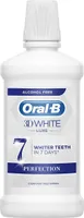 Oral-B 3D White Luxe Perfection Mouthwash Mint Flavour 500ml