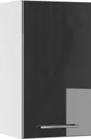 Vicco Hängeschrank Fame-Line, 40 cm, Anthrazit Hochglanz/Weiß
