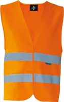 Korntex KXBM | Herren Warnweste Professional / EN ISO20471 - Farbe: Signal Orange - Größe: 3XL/4XL
