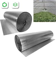 YUENFONG Folia izolacyjna Folia izolacyjna Podwójna aluminiowa folia pęcherzykowa Izolacja dachu 1mx10mx3-4mm, folia odblaskowa do grzejników Folia izolacyjna (15㎡)