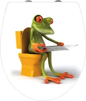 Deska sedesowa FROG NEWS, Duroplast, WENKO