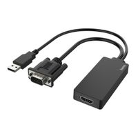 Video-Adapter, VGA+USB-Stecker - HDMI-Buchse, Full-HD 1080p (00200342