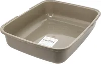 GarPet Katzenklo in 5 Größen Katzentoilette ohne Deckel Katzen WC Schalentoilette Klo grau eckig XL XXL hygenisch Big