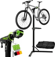 Juskys Klappbarer Fahrrad Reparaturständer - höhenverstellbar, bis 50 kg, lackschonende Gummibeschichtung