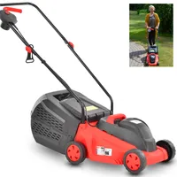HECHT 1000 Rasenmäher Elektro | 32 cm Schnittbreite | 1000W | 35L Fangkorb | 3-fach |Schnitthöhenverstellung
