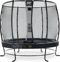 EXIT Elegant Premium Trampolin ø253cm mit Deluxe Sicherheitsnetz - schwarz