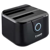 Dual-Dockstation TooQ TQDS-802B 2,5"-3,5" HDD SATA USB 3.0 Schwarz