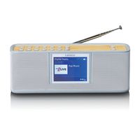 Lenco PDR-046GY - Nachhaltiges DAB+ Radio - Bluetooth® 5.0 - Akku, weiß/bambus