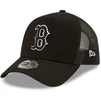 New Era - MLB Boston Red Sox Tonal Mesh Trucker Snapback Cap - Schwarz : Schwarz One Size Farbe: Schwarz Größe: One Size