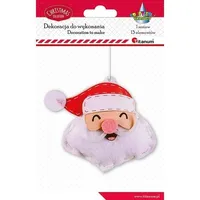 Bausatz für den Kopf des Weihnachtsmanns