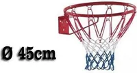 Angel Sports Basketballring mit Netz 46 cm orange