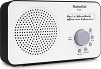 TechniSat VIOLA 2 | tragbares DAB+ Radio mit Akku und LC-Diplay | weiß