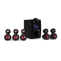 X-Gaming 5.1 Surround-Audiosystem 380 W max. OneSide Subwoofer BT USB SD