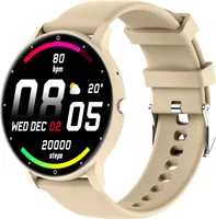 ZL02CPRO chytré hodinky, sportovní náramek, 1,28palcový TFT displej, fitness tracker, 100+ sportovních režimů, béžová barva