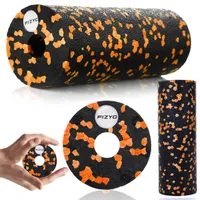 FIZYO Faszienrolle 15 x 5 cm für Fitness, Yoga und Rehabilitation – Massagerolle für Rücken und Wirbelsäule, Foam Roller aus mittelhartem EPP, Orange