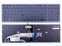 Tastatur für HP ZBook 15 17 G3 G4 DE QWERTZ beleuchtet Beleuchtung Trackpoint