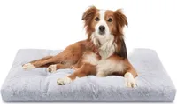 Hundebett Hunde Waschbar rutschfeste Unterseite, Flauschig Hundekissen Hundematte für große,XXL,110x73cm