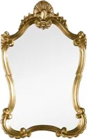 Casa Padrino Luxus Barock Wandspiegel Gold 46 x 5 x H. 73 cm - Wohnzimmer Spiegel - Garderoben Spiegel - Prunkvoller Spiegel im Barockstil