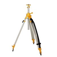 DeWALT Kurbel-Stativ Aluminium 5/8" Zoll DE0735-XJ - Arbeitshöhe bis 3 Meter - Zubehör für Laser und Messgeräte