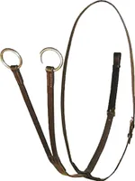 Whitaker - Ringmartingal "Lynton", Leder TL4238 (Full) (Braun)